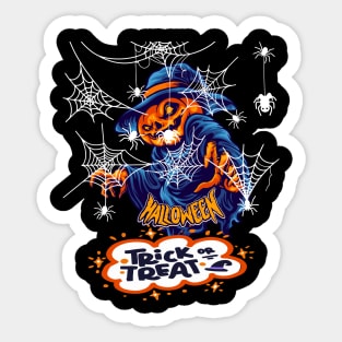 halloween trick Sticker